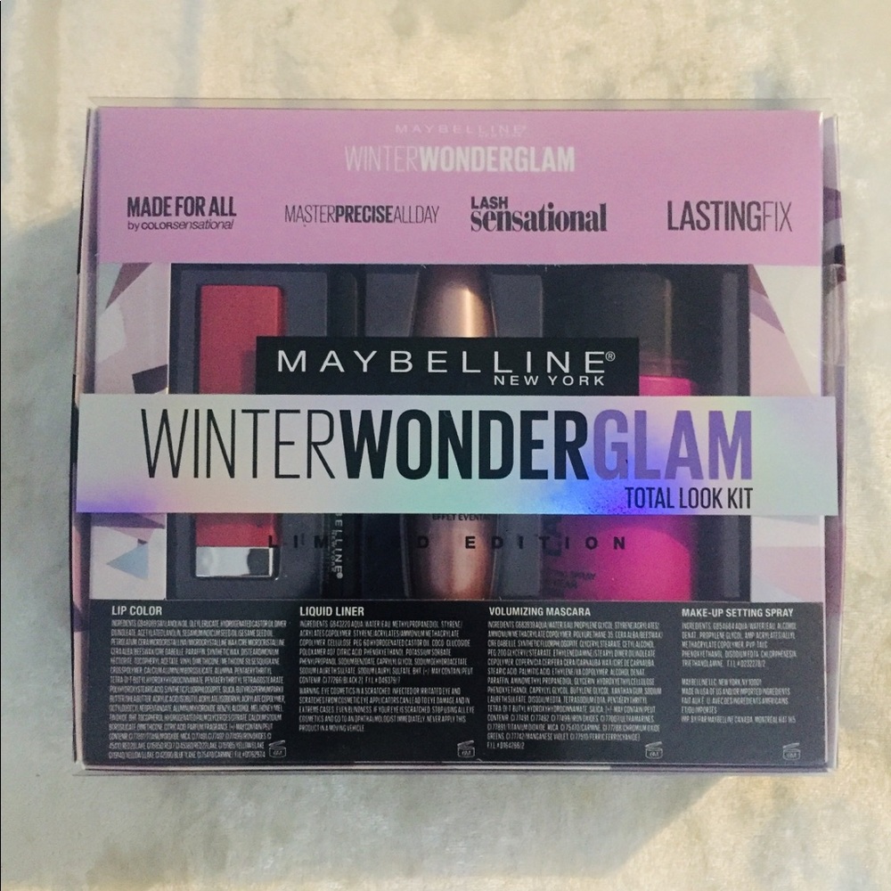 Maybelline's Winter Wonderglam Total Look Kit